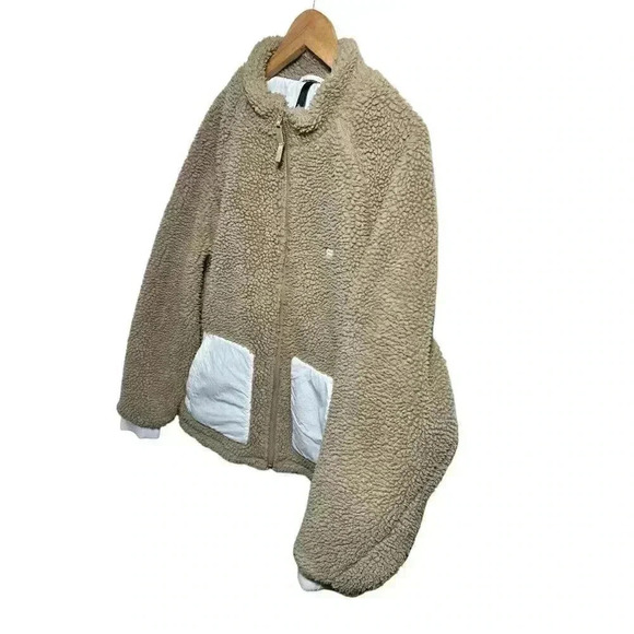 Fabletics The Apres jacket Full Zip Jacket Beige Mens Size XXL - Picture 7 of 15